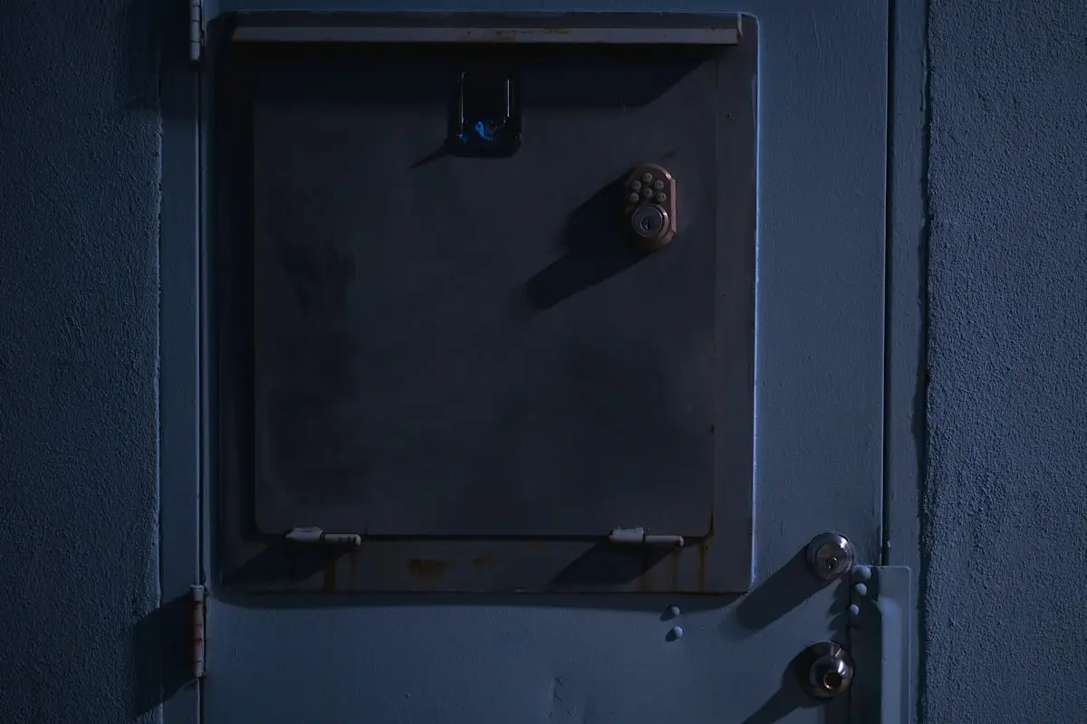 Secure access control door