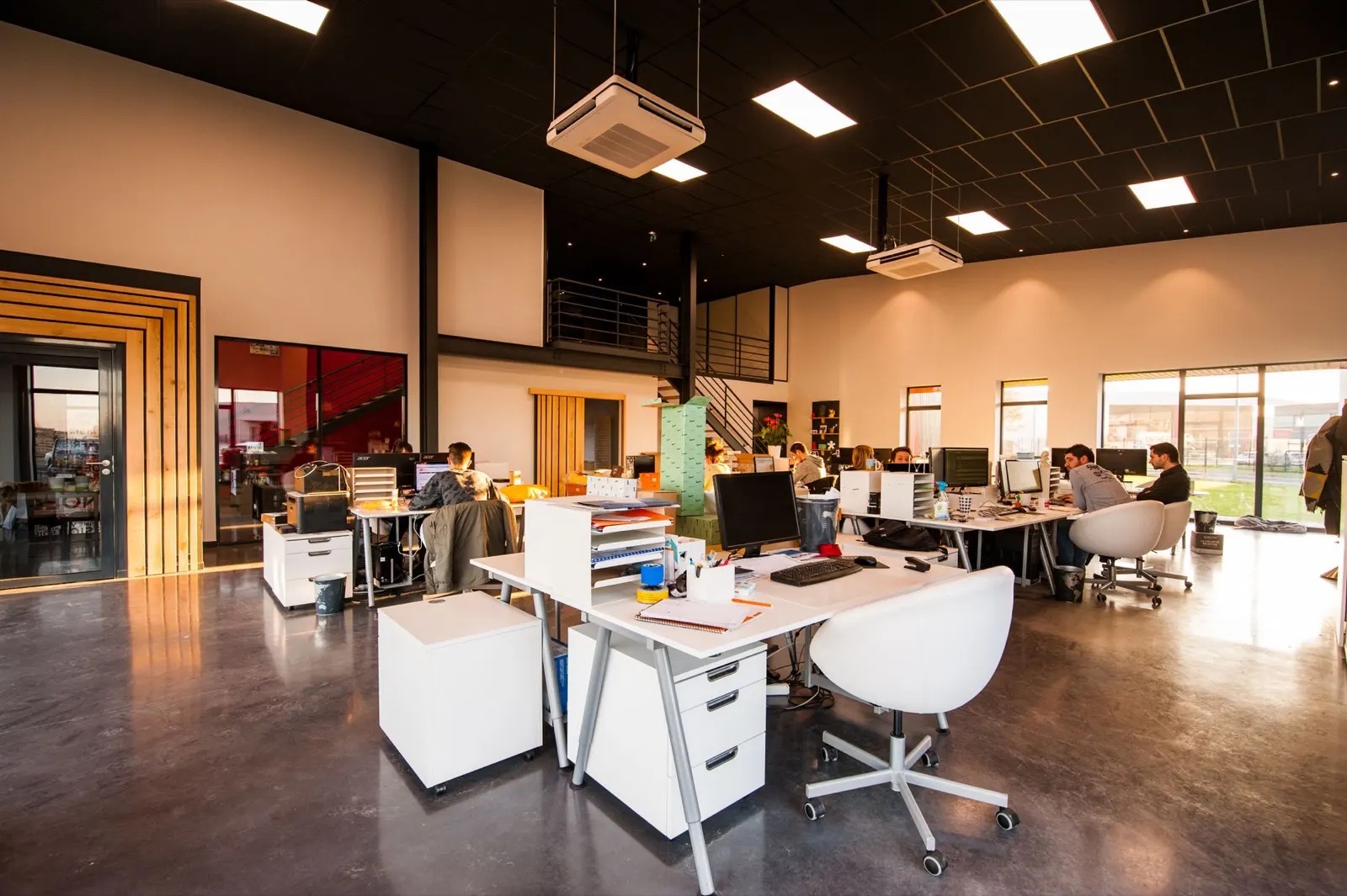 People at work in a Safience office
